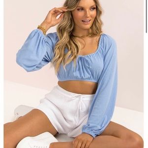 Long Sleeve Crop Top